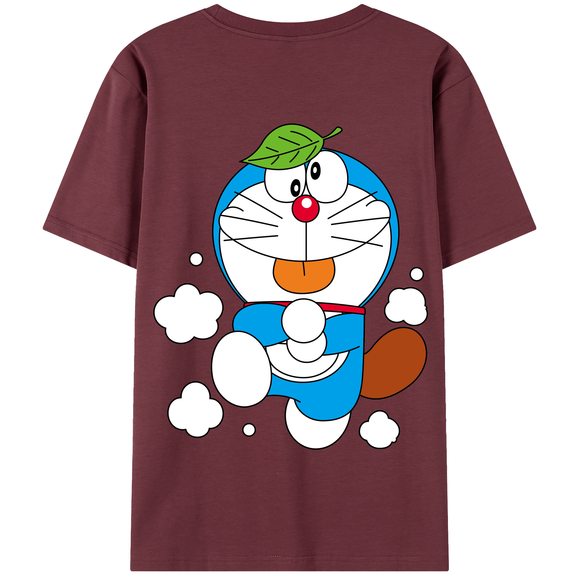 （画像用） ドラえもん Doraemon 綿100％半袖Tシャツ（背面プリント）